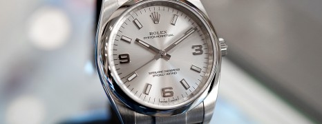 Rolex Oyster Perpetual Silver Dial 34 mm REF.114200 (03/2017)