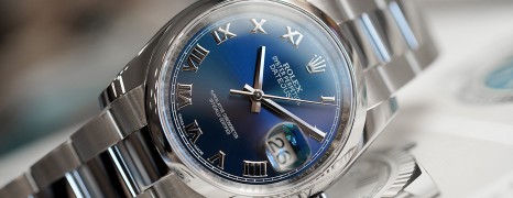 Rolex Datejust Blue Roman Dial King Size 36 mm Ref.116200 (06/2019)