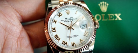 NEW!!! Rolex Datejust 2K Pink Gold 18K White Roman Dial Jubilee 36 mm REF.126231 (NEW CARD 11/2020)