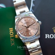 NEW!! Rolex Oyster Perpetual Pink Dial 34 mm Ref.124200 (NEW Thai AD 12/2020)