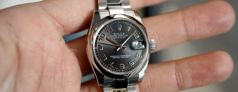 Rolex Datejust Black Concentric Dial Boy Size 31 mm REF.178240 (02/2016)