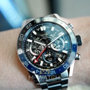 Tag Heuer Carrera Heuer02 GMT Twin Time Chronograph 45 mm Ref.CBG2A1Z (Thai AD 11/2019)