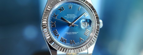 Rolex Datejust II WG Bezel Blue Roman Dial 41 mm Ref.116334 (01/2015)
