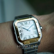 NEW!! Cartier Santos 100 Large Yellow Gold&Steel Large Size 39.8 mm Ref.W2SA0006 (New Thai AD 01/2021)