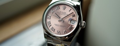 NEW!! Rolex Datejust Pink Roman Dial Boy Size 31 mm REF.278240 (NEW Thai AD 04/2021)