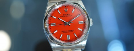 Rolex Oyster Perpetual Coral Red Dial 36 mm REF.126000 (06/2021)