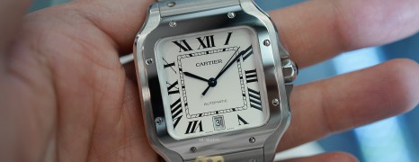 Cartier Santos De Cartier Large Size White Dial 39.8 mm Ref.WSSA0018 (Thai AD 05/2021)