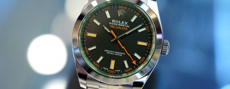 NEW!!! Rolex Milgauss Black Dial Green Sapphire 40 MM Ref.116400GV (NEW THAI AD 10/2021)