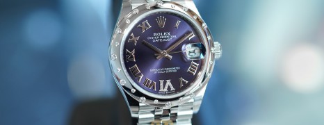 NEW!! Rolex Lady Datejust Dark Purple Dial Diamond Bezel 31 mm Ref. 278344RBR (เพชรกระจาย เพชร VI)(NEW Thai AD 12/2021)