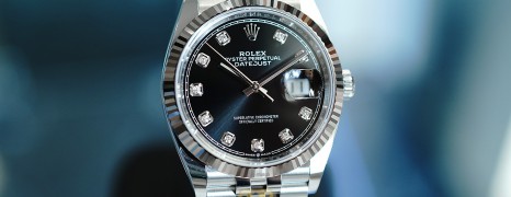 NEW!! Rolex Datejust Jubilee Black Diamond Dial King Size 36 mm Ref.126234 (NEW Thai AD 12/2021)