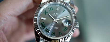 NEW!!! Rolex Datejust 41 Jubilee Slate Grey Roman (Wimbledon) Dial 41 mm Ref.126334 (NEW 07/2022)