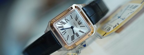 NEW!!! Cartier Santos Dumont 18K Rose Gold Bezel Size Small Ref.W2SA0012 (New Thai AD 12/2021)