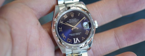Rolex Datejust Purple Dial Diamond Bezel 31 mm Ref.178344 (เพชรกระจาย เพชร VI) (10/2015)
