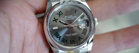 NEW!!! Rolex Datejust Slate Grey Roman (Wimbledon) King Size 36 mm Ref.126200 (NEW Thai AD 12/2021)