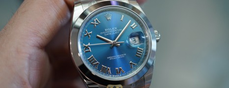 NEW!! Rolex Datejust 41 Azzurro Blue Roman Dial 41 mm Ref.126300 (NEW 01/2022)