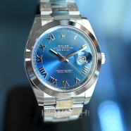 NEW!! Rolex Datejust 41 Azzurro Blue Roman Dial 41 mm Ref.126300 (NEW Thai AD 05/2022)
