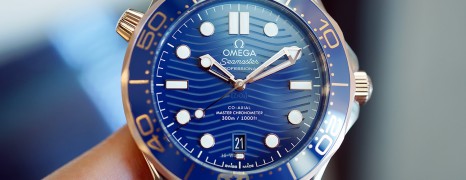 NEW!!! Omega Seamaster Diver 300M Steel Sedna™ Gold 18K Master Co-Axial Blue Dial 42 mm (NEW Thai AD 05/2022)