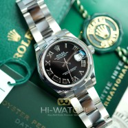 NEW!! Rolex Datejust Black Roman Dial Boy Size 31 mm REF.278240 (NEW Thai AD 05/2024)