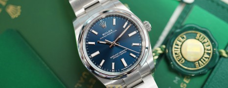 NEW!!! Rolex Oyster Perpetual Blue Dial 34 mm Ref.124200 (NEW Thai AD 05/2022)