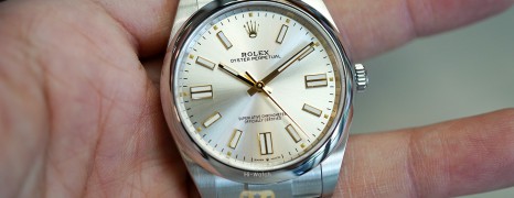 NEW!! Rolex Oyster Perpetual Silver Dial 41 mm REF.124300 (NEW THAI AD 06/2022)