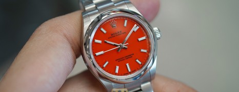 NEW!!! Rolex Oyster Perpetual Coral Red Dial 31 mm Ref.277200 (NEW 05/2022)