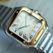 Cartier Santos 100 Large Yellow Gold&Steel Large Size 39.8 mm Ref.W2SA0009 (New Thai AD 11/2021)