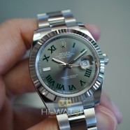 Rolex Datejust 41 Slate Grey Roman (Wimbledon) Dial 41 mm Ref.126334 (08/2021)