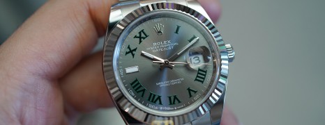 Rolex Datejust 41 Slate Grey Roman (Wimbledon) Dial 41 mm Ref.126334 (08/2021)