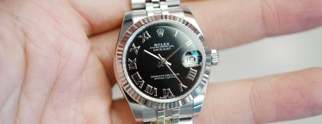 Rolex Datejust Jubilee Black Roman Dial 31 mm REF.178274 (02/2020)