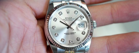 Rolex Datejust Jubilee Silver Diamond Dial 36 mm Ref.116234 (Thai AD 07/2017)