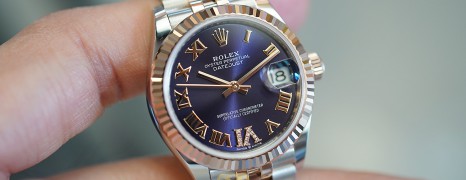 NEW!!! Rolex Datejust Everose Rolesor Purple Dial VI Diamond 31 mm REF.278271 (NEW Thai AD 10/2022)