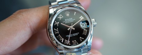 NEW!! Rolex Datejust Black Roman Dial Boy Size 31 mm REF.278240 (NEW Thai AD 10/2022)