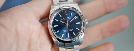 NEW!!! Rolex Oyster Perpetual Blue Dial 34 mm Ref.124200 (NEW 10/2022)