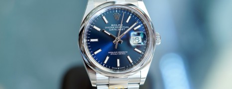 Rolex Datejust Blue Dial King Size 36 mm Ref.126200 (03/2021)