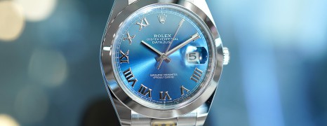 NEW!! Rolex Datejust 41 Azzurro Blue Roman Dial 41 mm Ref.126300 (NEW 03/2023)