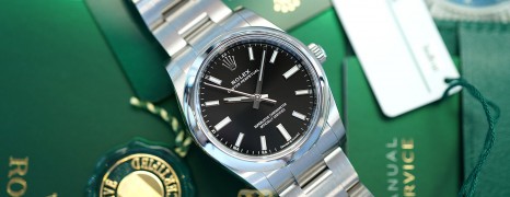 NEW!! Rolex Oyster Perpetual Black Dial 34 mm Ref.124200 (NEW Thai AD 02/2023)