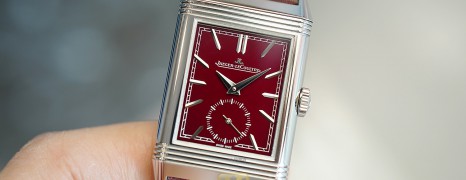 JLC Jaeger-LeCoultre Reverso Tribute Monoface Small Seconds Burgundy Red Dial 45.6 X 27.4 MM Ref.Q397846J (Thai AD 01/2020)