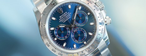 NEW!!! Rolex Cosmograph Daytona Full Whitegold Blue Dial 40 mm Ref.116509 (NEW 05/2019)