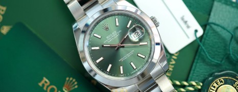 Rolex Datejust 41 Mint Green Dial 41 mm Ref.126300 (Thai AD 04/2023)