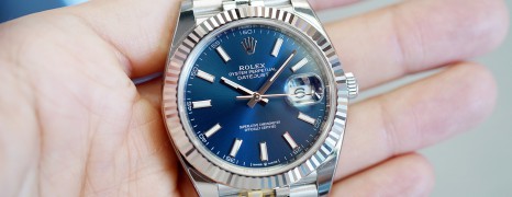 Rolex Datejust 41 White Gold Bezel Blue Dial 41 mm Ref.126334 (02/2021)