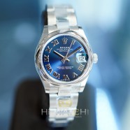 NEW!! Rolex Datejust Blue Roman Dial Boy Size 31 mm REF.278240 (NEW 05/2023)