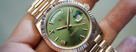 NEW!!! Rolex Day-Date Olive Green Dial Full Everose Gold 40 mm Ref.228235 (NEW 04/2023)