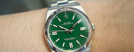 NEW!!! Rolex Oyster Perpetual Green Dial 41 mm REF.124300 (NEW 04/2023)
