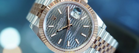 NEW!! Rolex Datejust 41 Everose Rolesor Slate Fluted-Motif Dial 41 mm Ref.126331 (NEW Thai AD 01/2023)