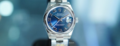 NEW!! Rolex Datejust Blue Roman Dial Boy Size 31 mm REF.278240 (NEW 05/2022)