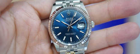 NEW!!! Rolex Datejust Jubilee Bright Blue Dial 36 mm Ref.126234 (NEW Thai AD 12/2023)
