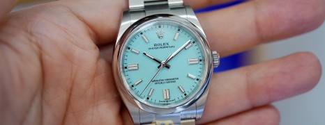 NEW!!! Rolex Oyster Perpetual Turquoise Blue Dial (Tiffany) Dial 36 mm REF.126000 (NEW Thai AD 01/2024)