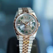 NEW!!! Rolex Datejust 2K Pink Gold 18K Slate Grey Roman (Wimbledon) Jubilee 36 mm REF.126231 (NEW Thai AD 01/2024)