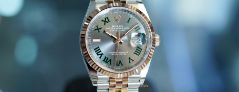 NEW!!! Rolex Datejust 2K Pink Gold 18K Slate Grey Roman (Wimbledon) Jubilee 36 mm REF.126231 (NEW Thai AD 01/2024)