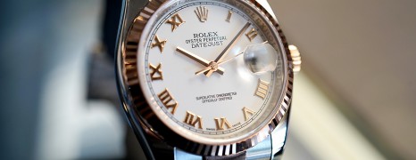 Rolex Datejust Everose Rolesor Pink Gold 18K White Roman Dial 36 mm REF.116231 (02/2015)